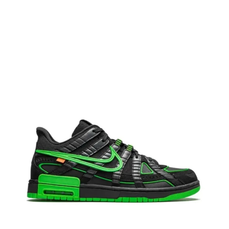 Nike Air X Off White Rubber Dunk Low Green Strike Sneakers Sz 11.5